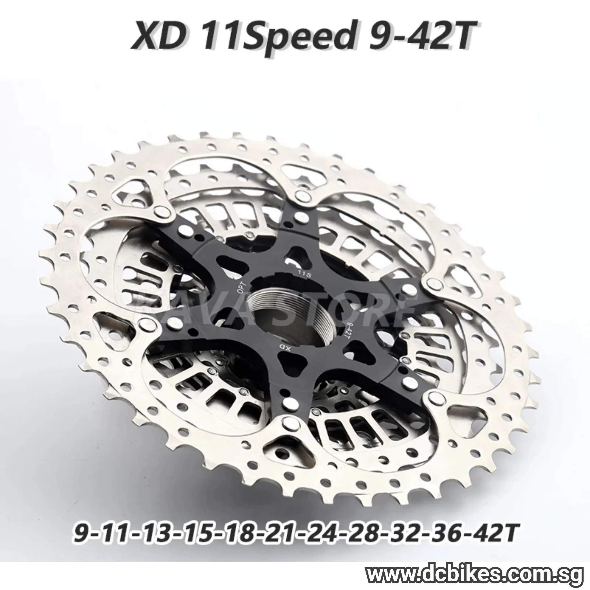 11 Speed 9T - 42T Silver MTB XD Driver Cassette