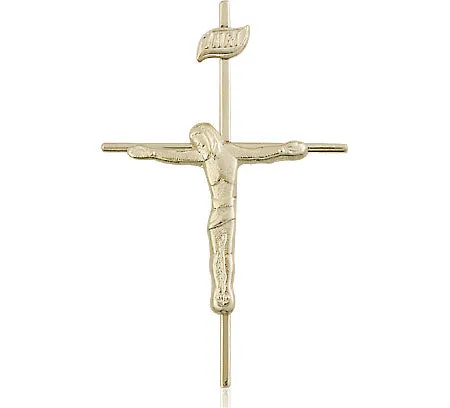 12kt Gold Filled Crucifix Pendant on a Gold Filled Chain