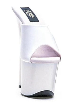 711-VANITY Stripper Slide | White Patent