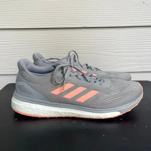 Adidas Women's Response Boost LT Grey Sun Glow Running Shoes Sneakers Sz. 10