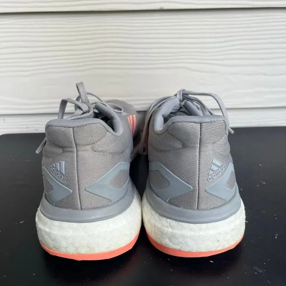 Adidas Women's Response Boost LT Grey Sun Glow Running Shoes Sneakers Sz. 10