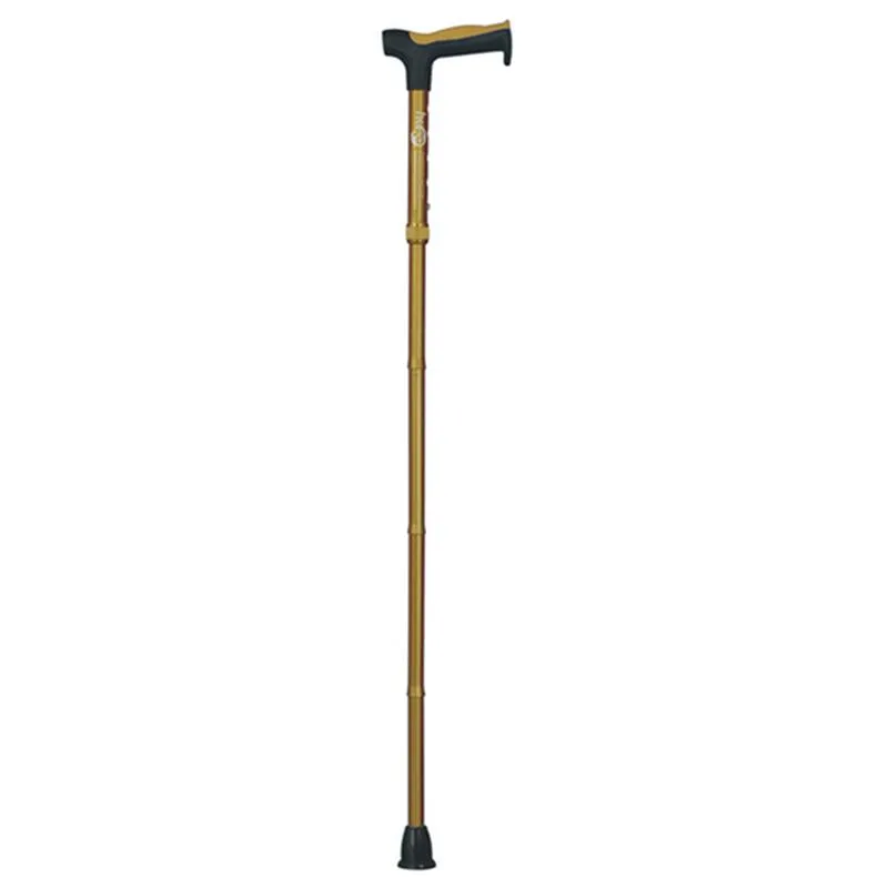 Adjustable Folding Cane with Reflective Strap - 1 Each