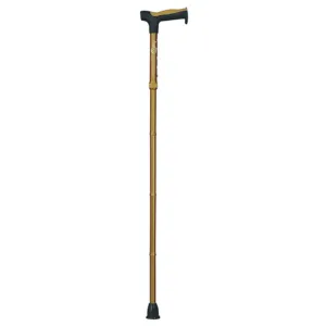 Adjustable Folding Cane with Reflective Strap - 1 Each