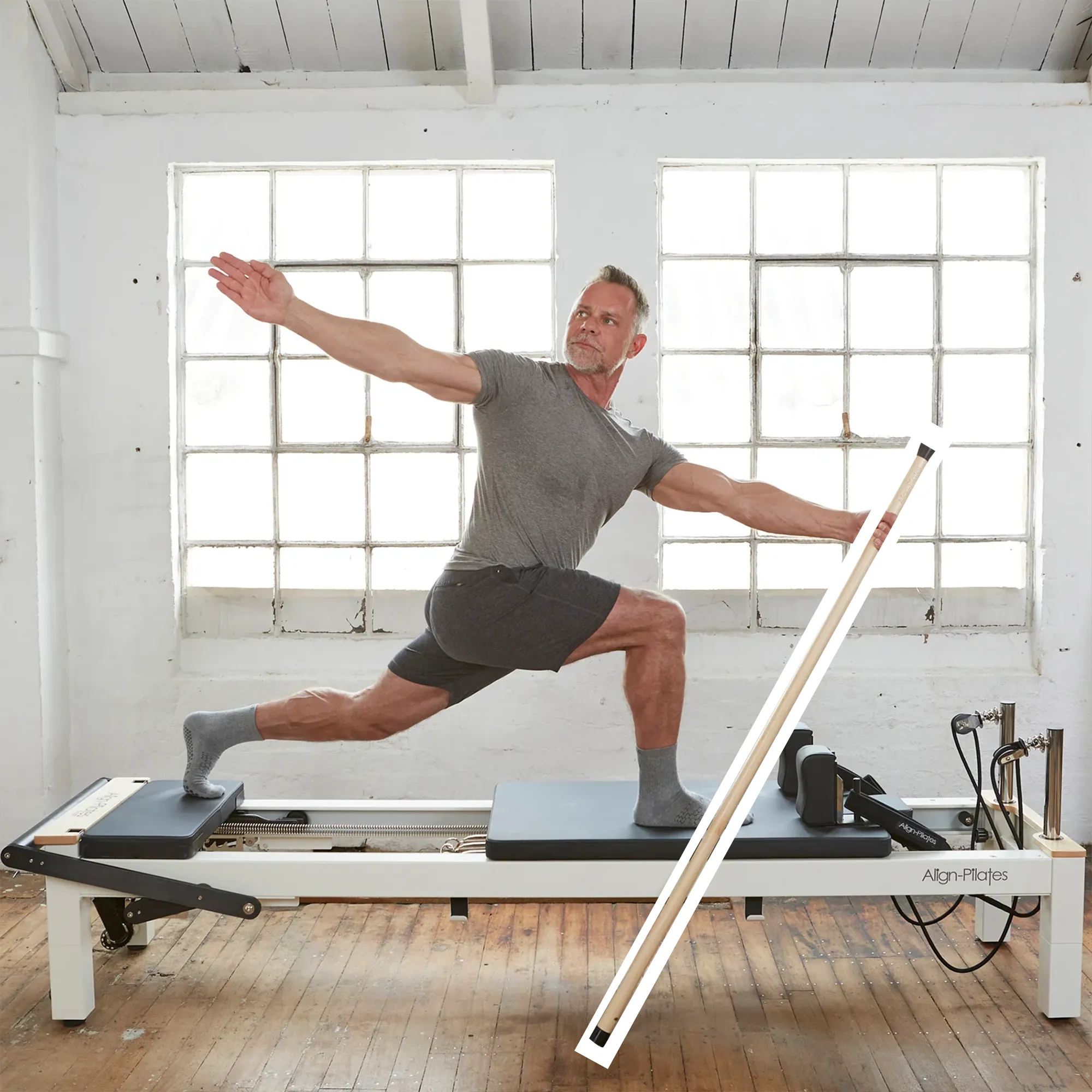 Align Pilates Gondola Maple Pole 60"