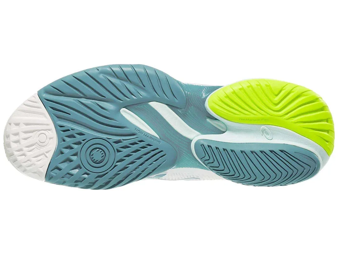 Asics Court FF 3 White/Soothing Sea Women's Tennis Shoes - 2023 NEW ARRIVAL