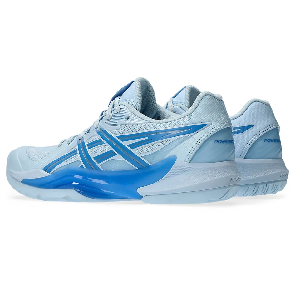 Asics Powerbreak FF Light Blue & Blue Coast Women's Indoor Court Shoes