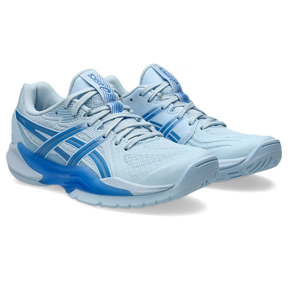 Asics Powerbreak FF Light Blue & Blue Coast Women's Indoor Court Shoes