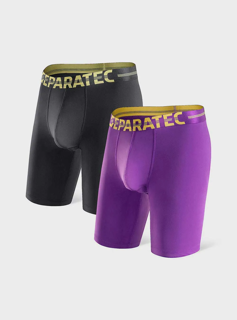 Athletic Airy Quick Dry 8 inches Boxer Briefs 2 Pack