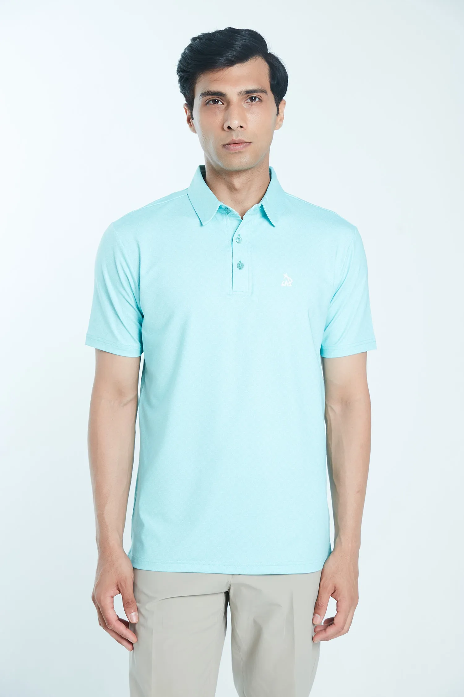 Athletic Drive Mens Polo Root – Mint