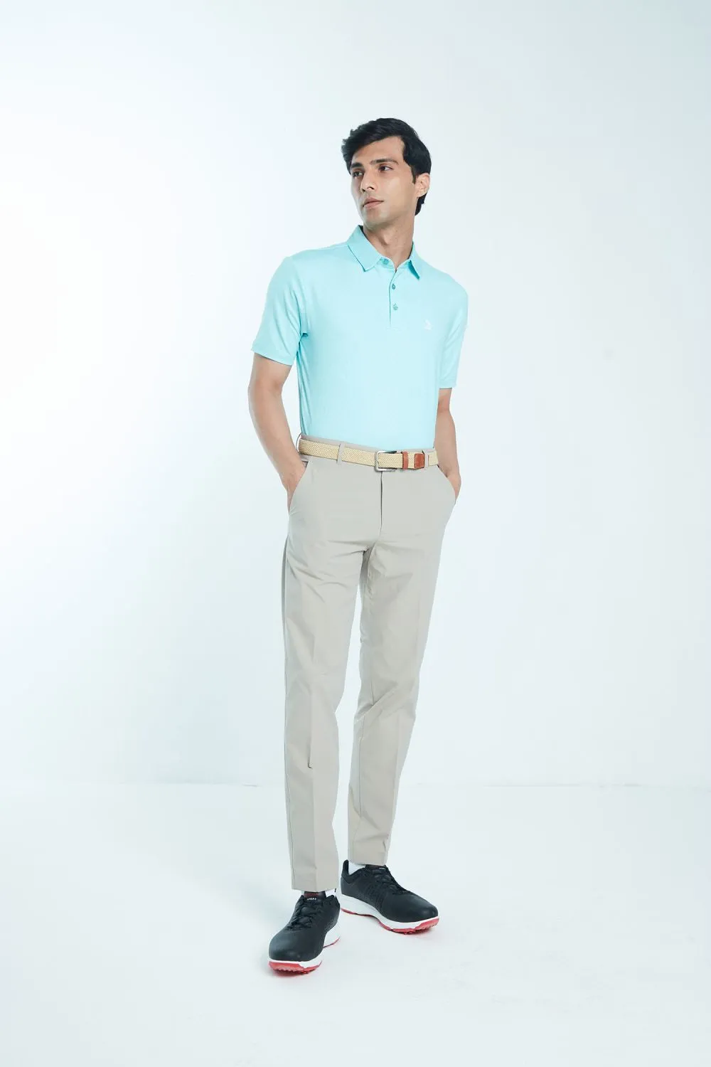 Athletic Drive Mens Polo Root – Mint