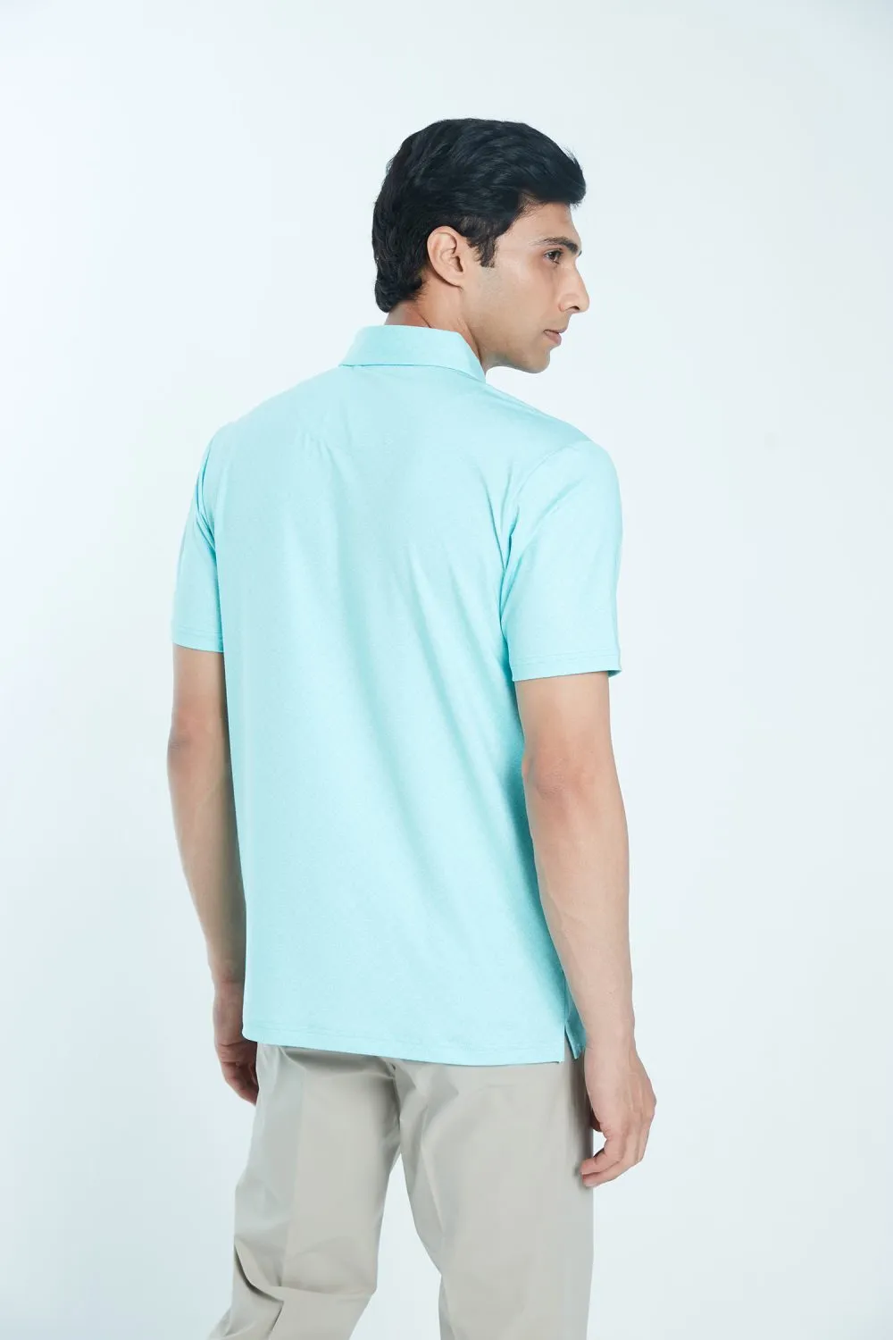 Athletic Drive Mens Polo Root – Mint