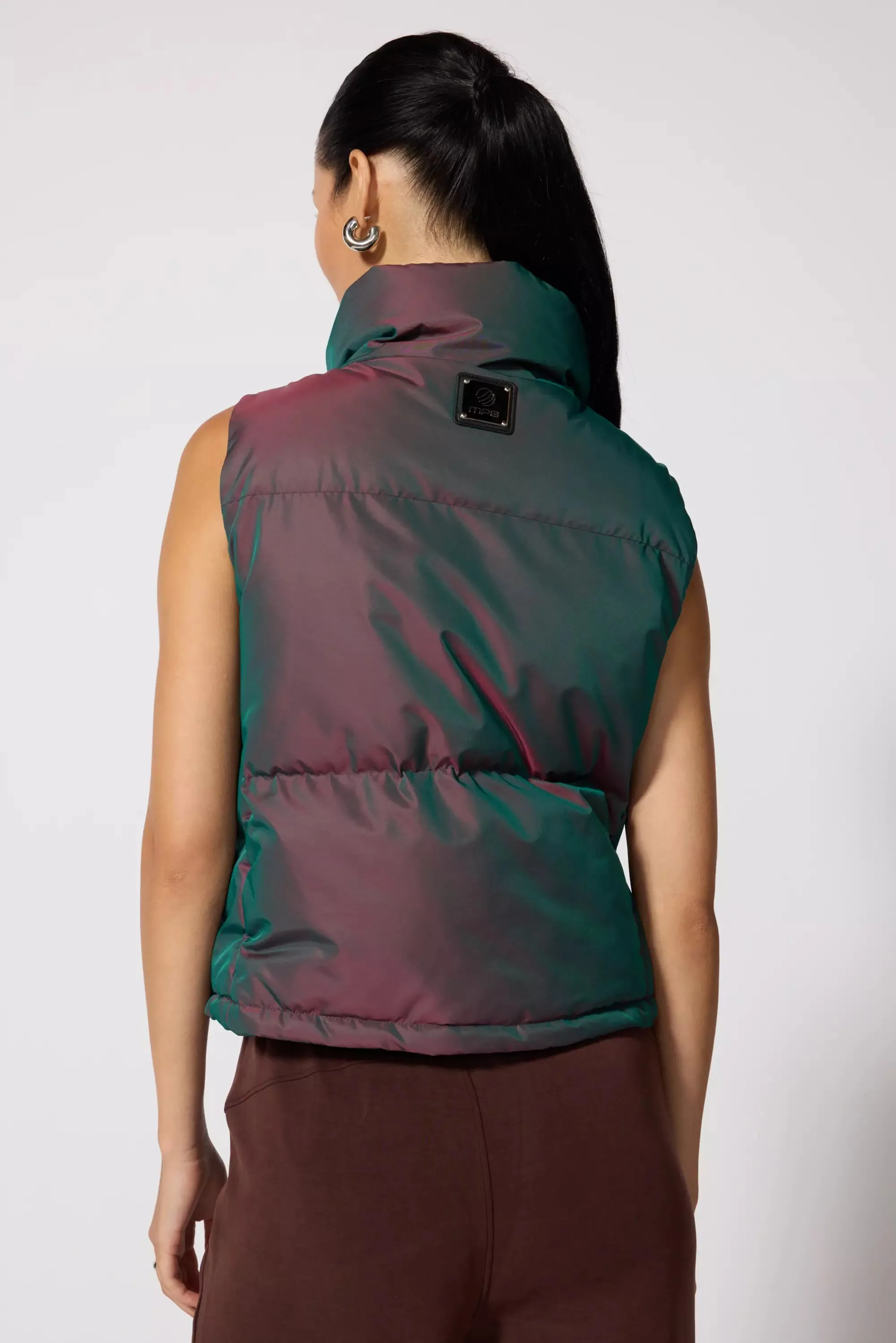 Aurora Cropped Vest - Northern Lights