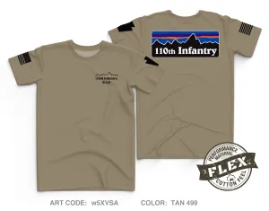 B-CO, 1st BN, 110th Infantry Regiment Core Men's SS Flex Performance Tee - w5XVSA