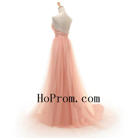 Backless Long Prom Dresses,Sweetheart Prom Dress,Evening Dress