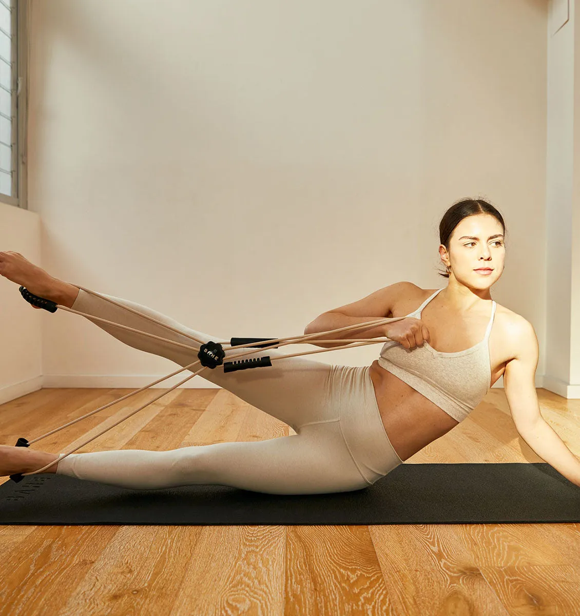 BAHE Pilates Flow Reformer - Dusty Beige