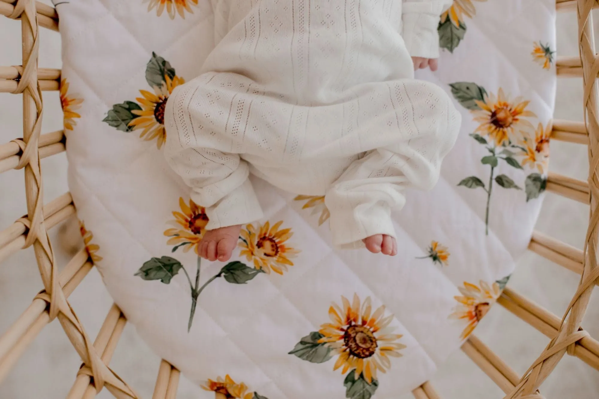 Bambella Waterproof Bassinet Sheet | Sunny Days