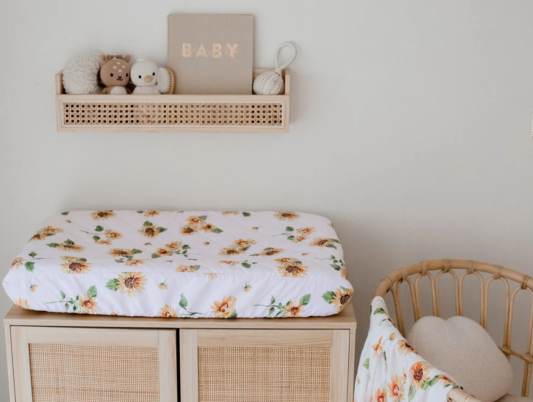 Bambella Waterproof Bassinet Sheet | Sunny Days