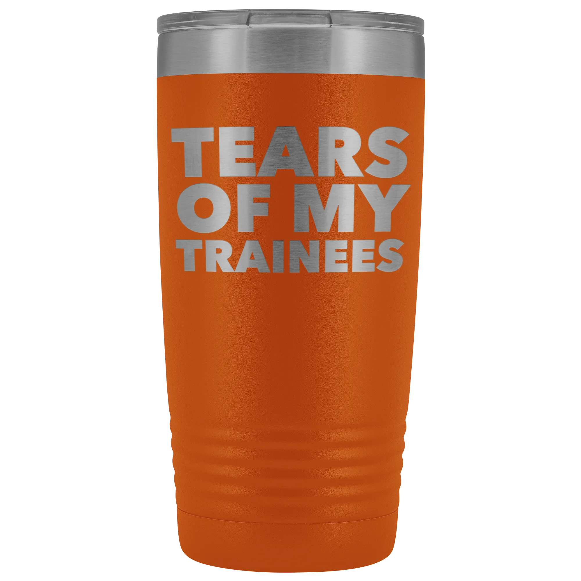 Best Work Trainer Ever Gifts Tears of My Trainees Tumbler Funny Metal Office Mug Coworker Insulated Hot Cold Travel Coffee Cup 20oz BPA Free