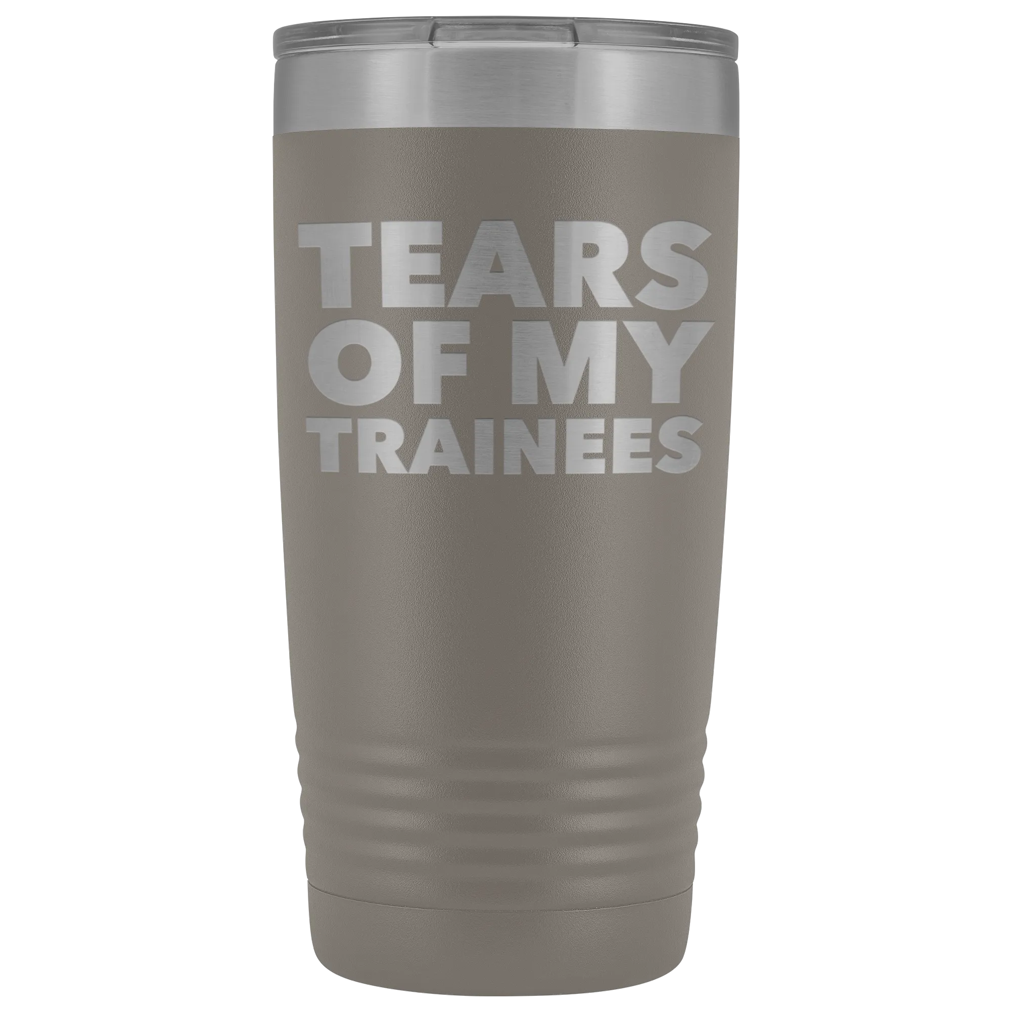 Best Work Trainer Ever Gifts Tears of My Trainees Tumbler Funny Metal Office Mug Coworker Insulated Hot Cold Travel Coffee Cup 20oz BPA Free