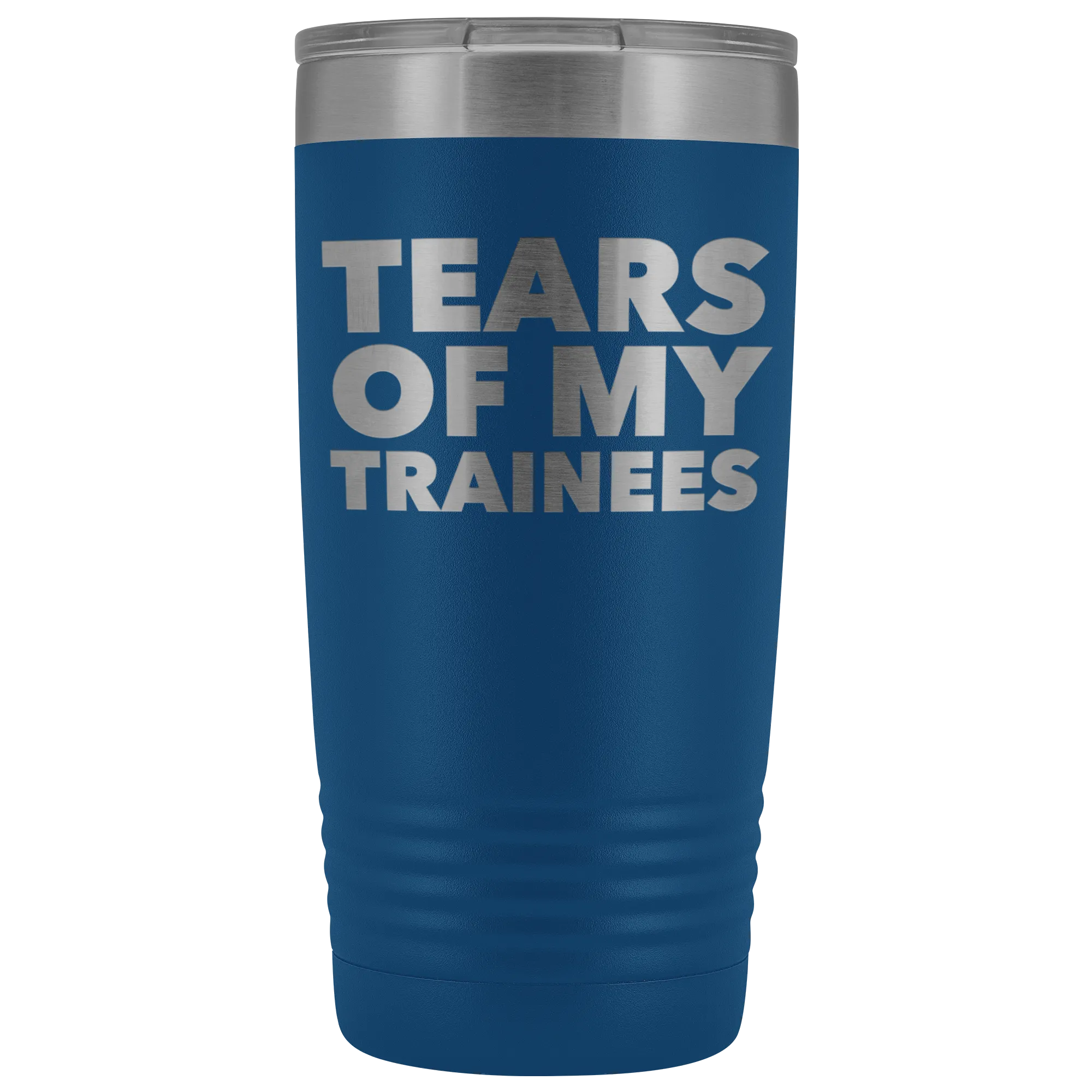 Best Work Trainer Ever Gifts Tears of My Trainees Tumbler Funny Metal Office Mug Coworker Insulated Hot Cold Travel Coffee Cup 20oz BPA Free
