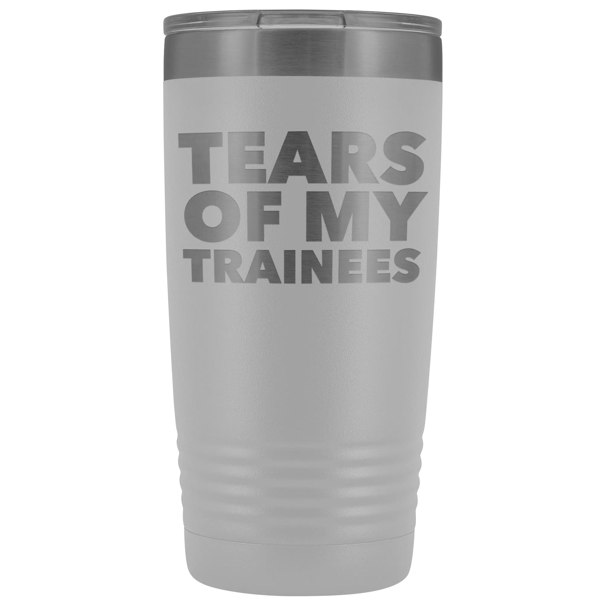 Best Work Trainer Ever Gifts Tears of My Trainees Tumbler Funny Metal Office Mug Coworker Insulated Hot Cold Travel Coffee Cup 20oz BPA Free