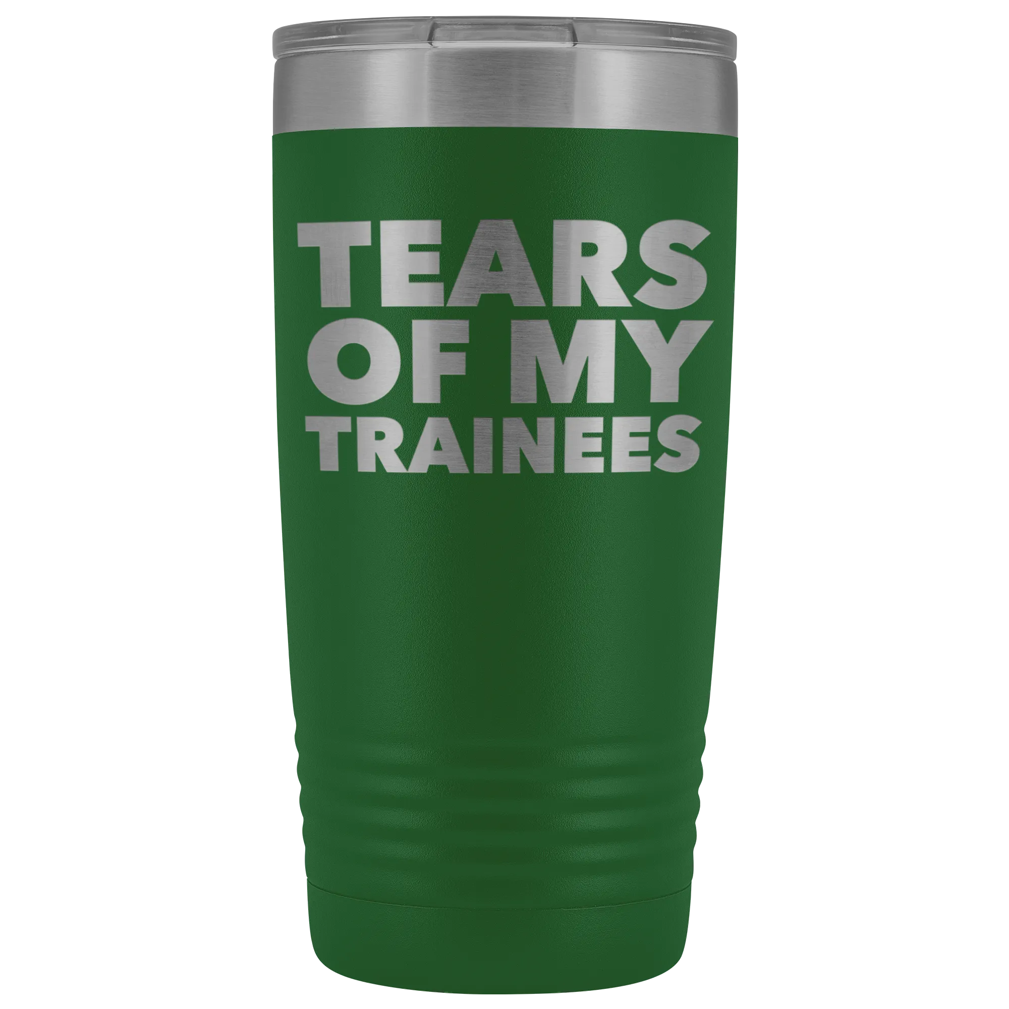 Best Work Trainer Ever Gifts Tears of My Trainees Tumbler Funny Metal Office Mug Coworker Insulated Hot Cold Travel Coffee Cup 20oz BPA Free