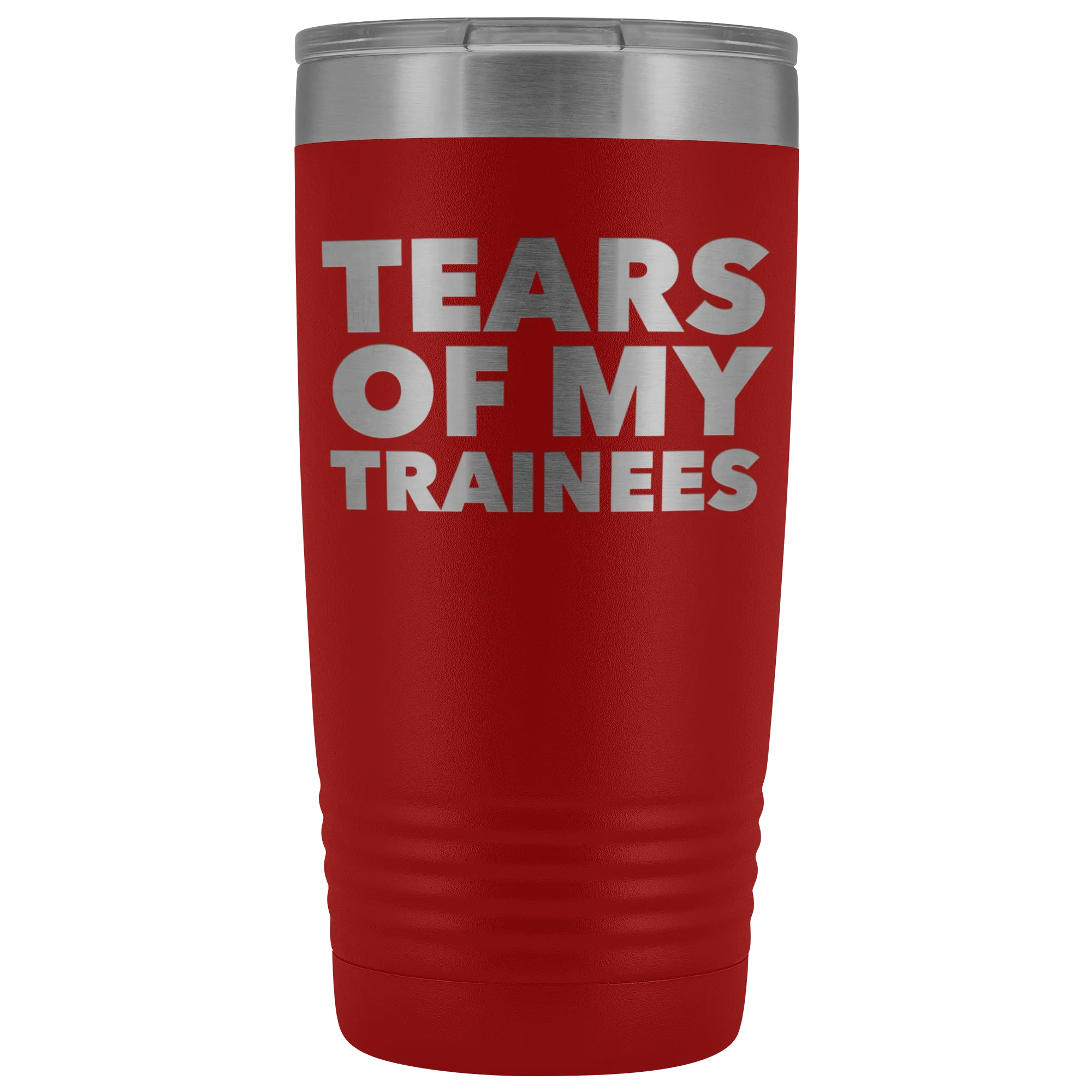 Best Work Trainer Ever Gifts Tears of My Trainees Tumbler Funny Metal Office Mug Coworker Insulated Hot Cold Travel Coffee Cup 20oz BPA Free