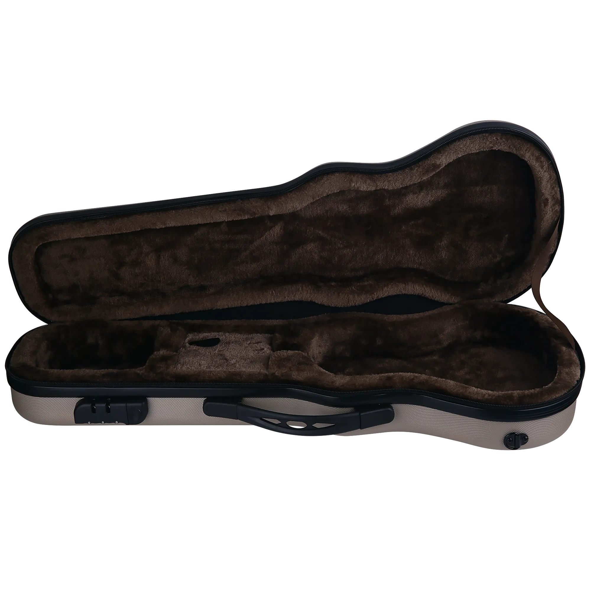 Bondi Shock-Rock Soprano Ukulele Hard Case - Gold
