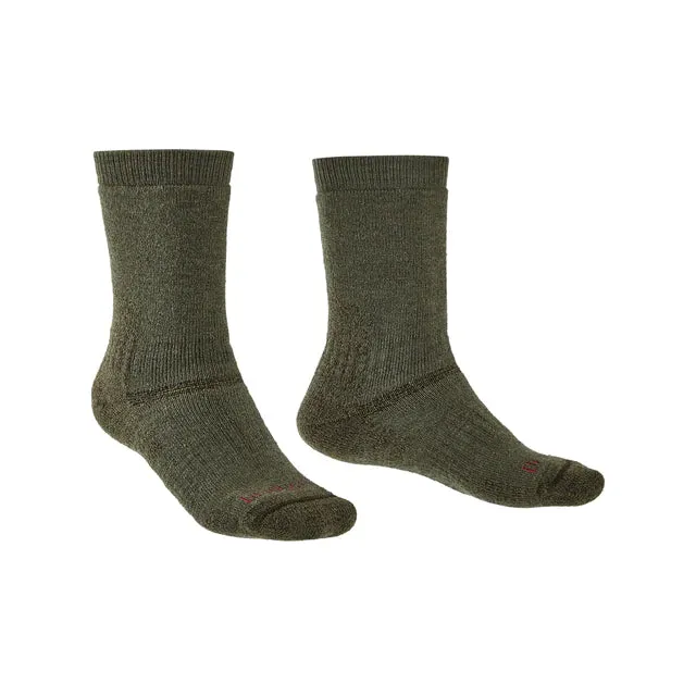 Bridgedale Explorer Heavyweight Merino Performance Unisex Boot Sock - Olive
