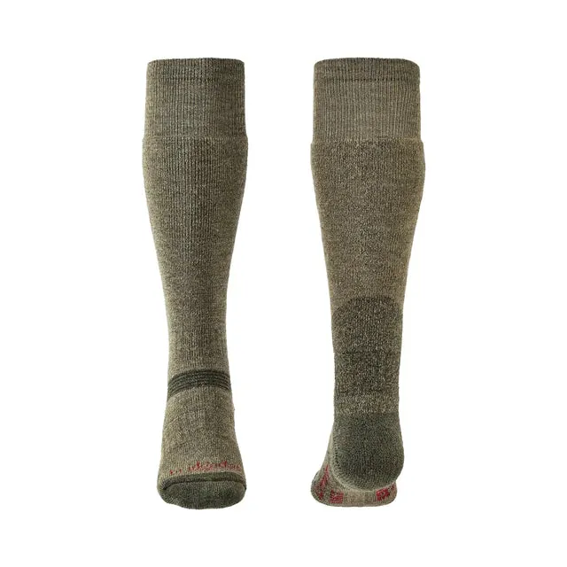 Bridgedale Explorer Heavyweight Merino Performance Unisex Knee Sock - Olive