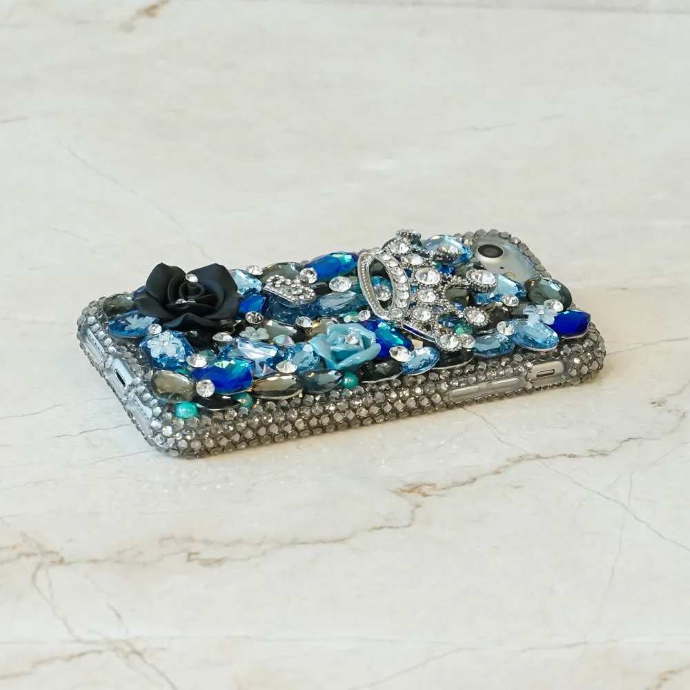 Brilliant Blue Crown Design (style 483)
