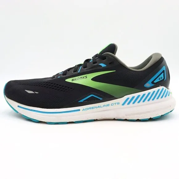 Brooks Adrenaline GTS 23 Mens 12.5D Black‎ Running Shoes 1103911D006 *No Insoles