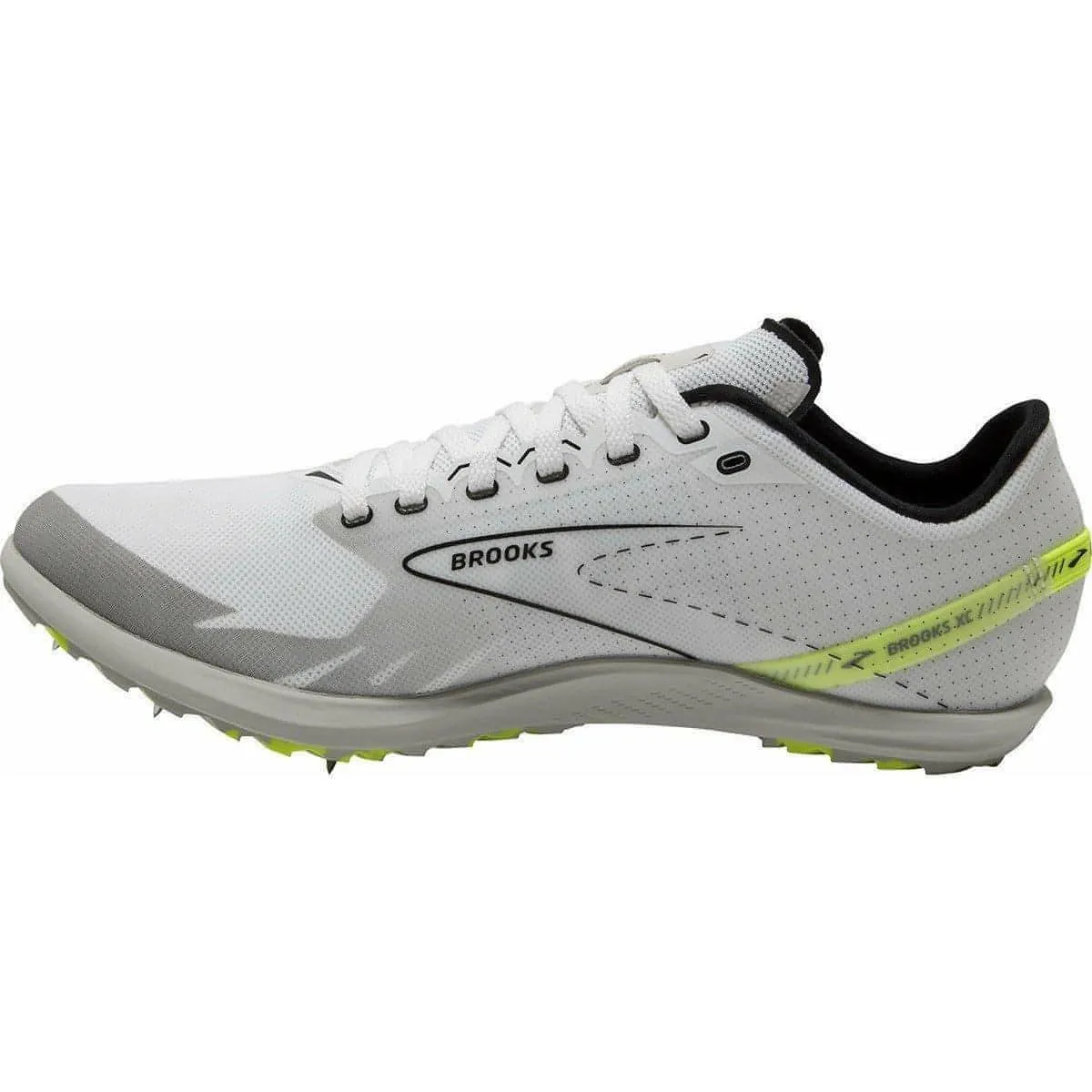 Brooks Draft XC Cross Country Spikes - White