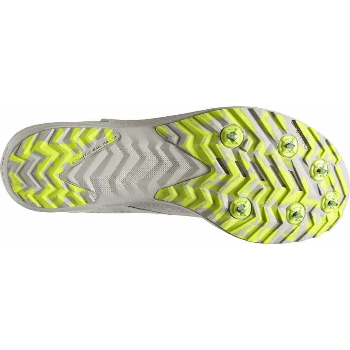Brooks Draft XC Cross Country Spikes - White