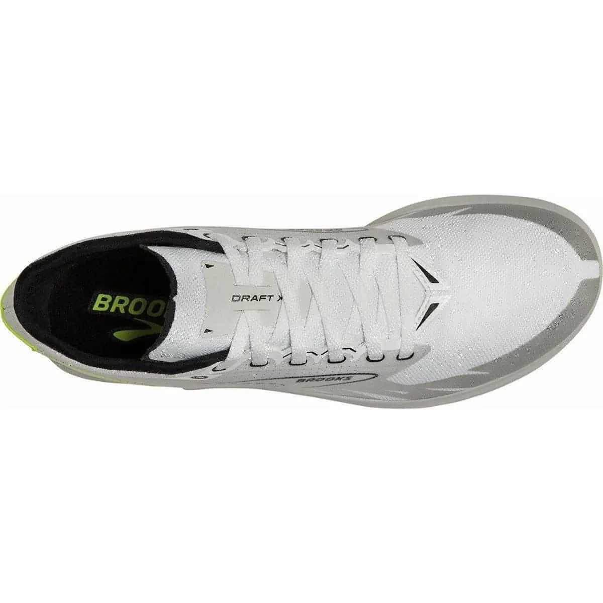 Brooks Draft XC Cross Country Spikes - White