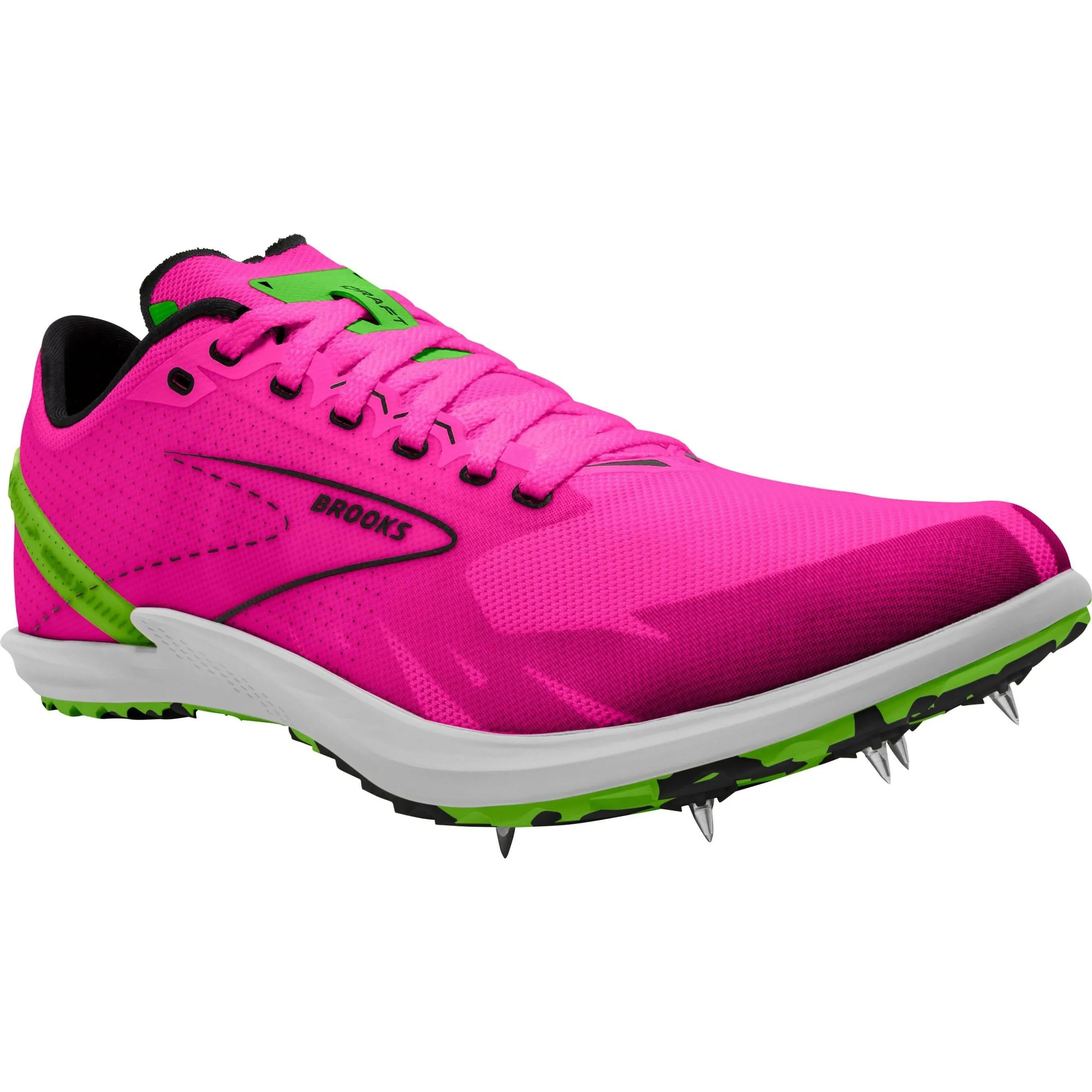 Brooks Draft XC Womens Cross Country Spikes - Pink