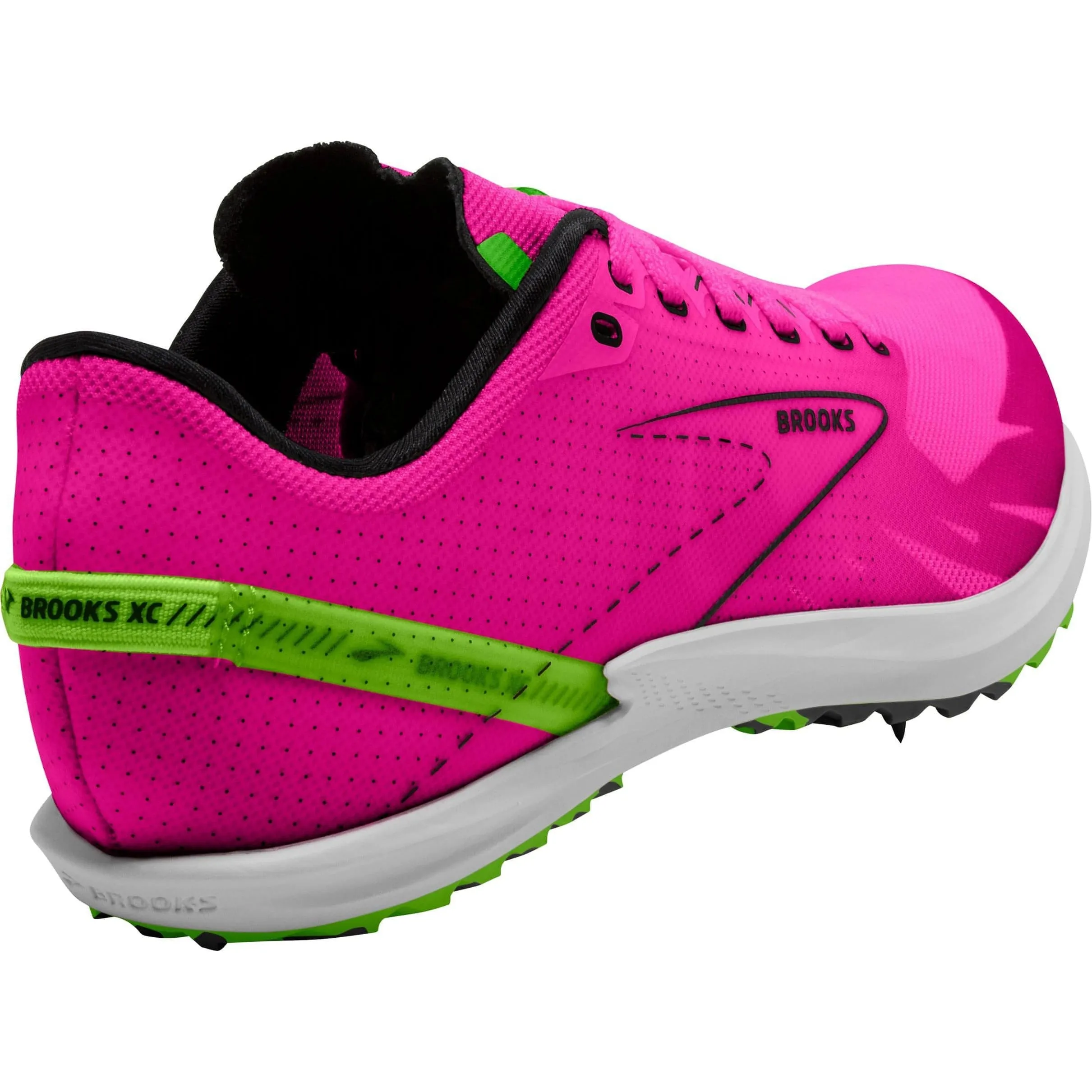 Brooks Draft XC Womens Cross Country Spikes - Pink