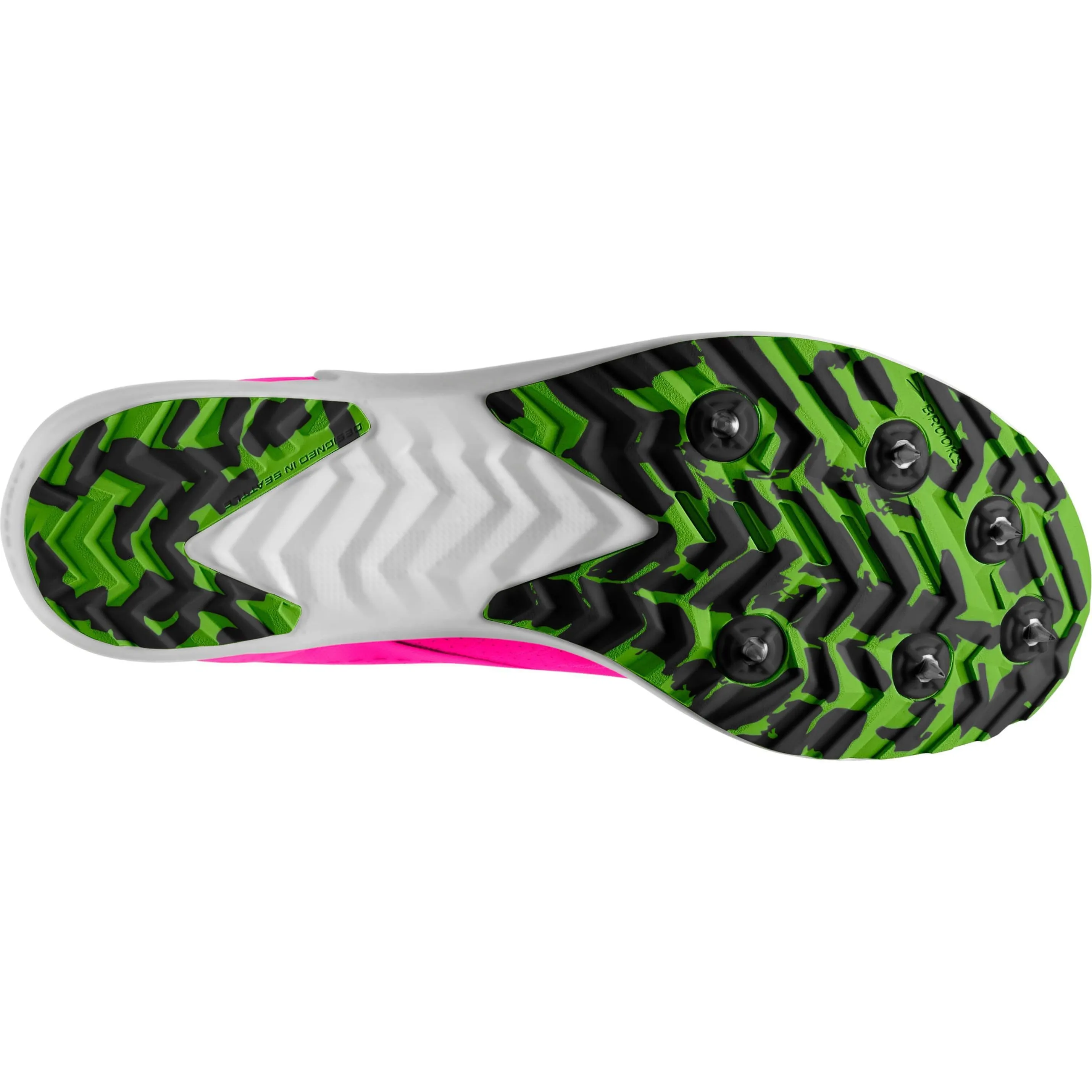 Brooks Draft XC Womens Cross Country Spikes - Pink