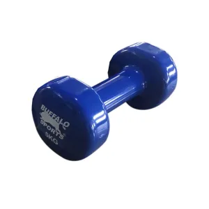 Buffalo Sports 5kg Plastic Coated Dumbbell