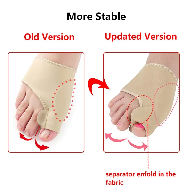 Bunion Corrector Hallux Valgus Foot Bone Thumb Toe Separators Correction Splint Foot Straightener