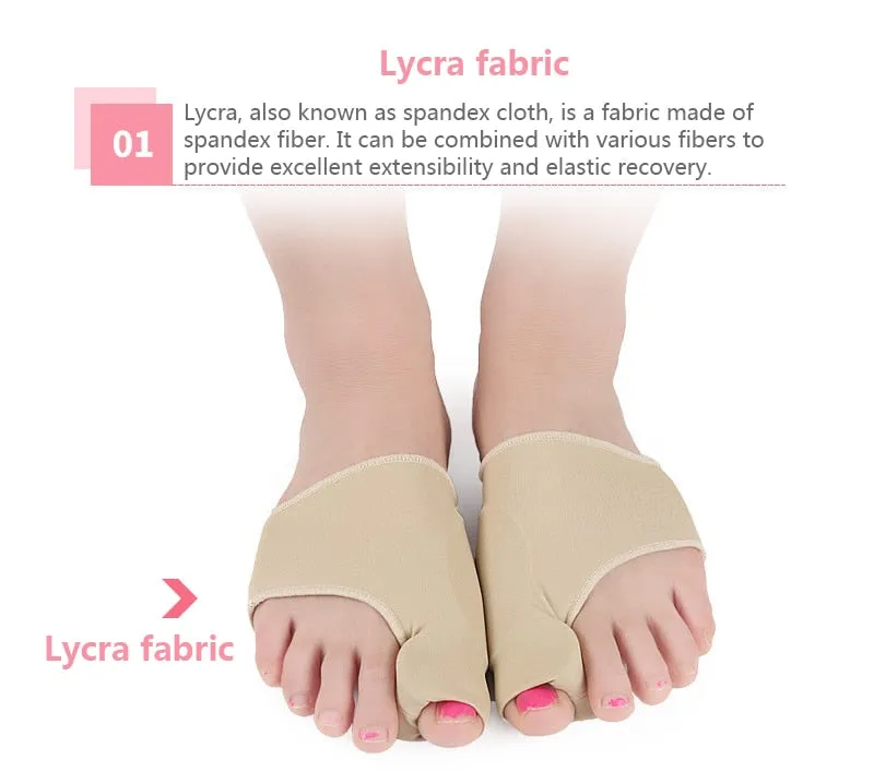 Bunion Corrector Hallux Valgus Foot Bone Thumb Toe Separators Correction Splint Foot Straightener