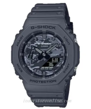 Casio G-Shock Men's Watch GA-2100CA-8A Analog-Digital 2100 Series Carbon Core Guard Structure