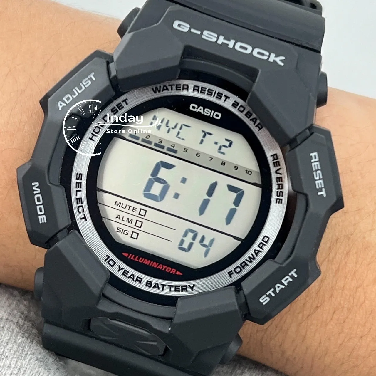 Casio G-Shock Men's Watch GD-010-1D Resin Band Shock Resistant Battery Life 10-Years