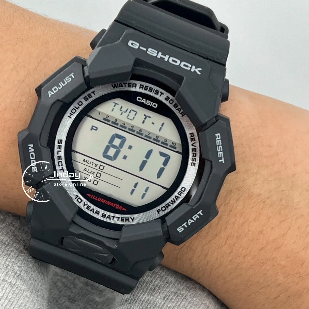 Casio G-Shock Men's Watch GD-010-1D Resin Band Shock Resistant Battery Life 10-Years