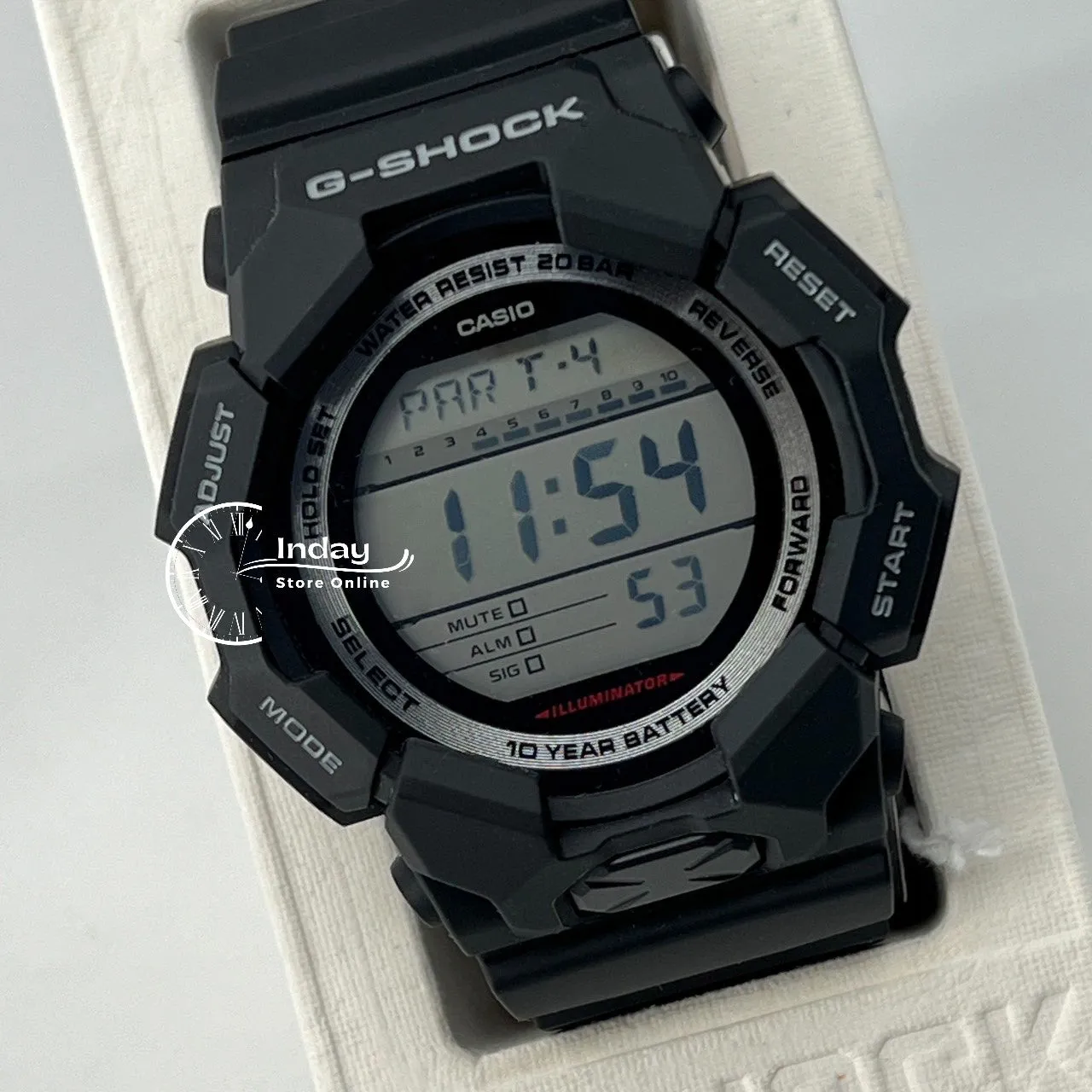 Casio G-Shock Men's Watch GD-010-1D Resin Band Shock Resistant Battery Life 10-Years