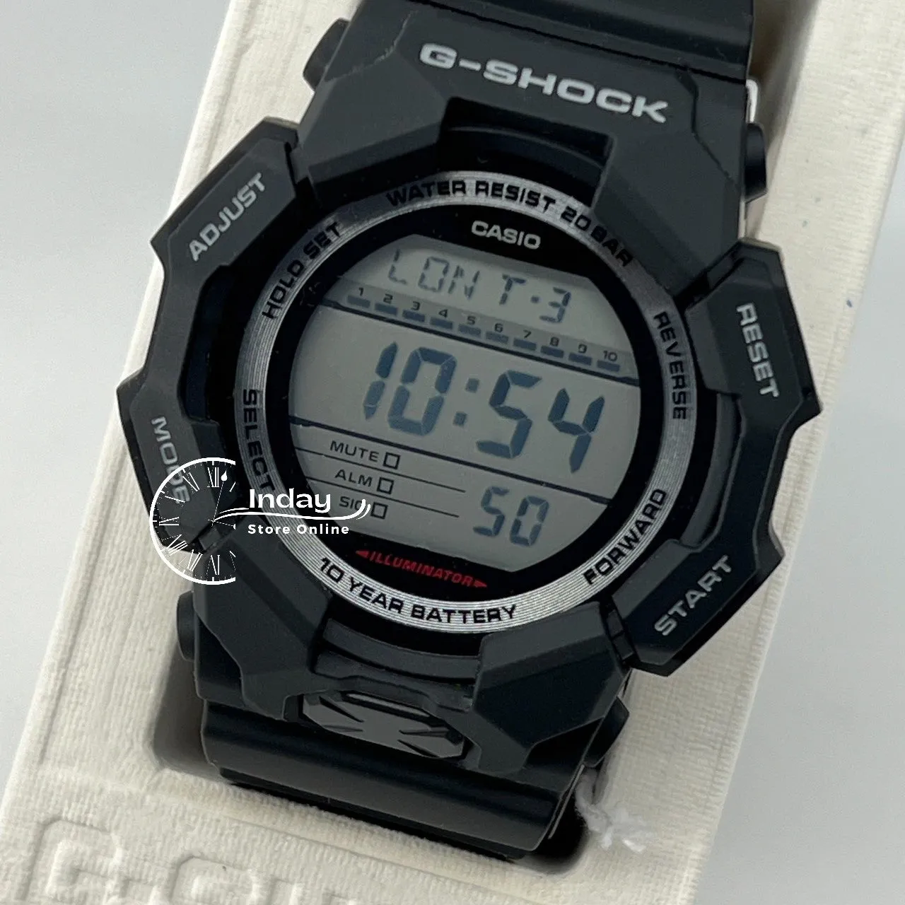 Casio G-Shock Men's Watch GD-010-1D Resin Band Shock Resistant Battery Life 10-Years