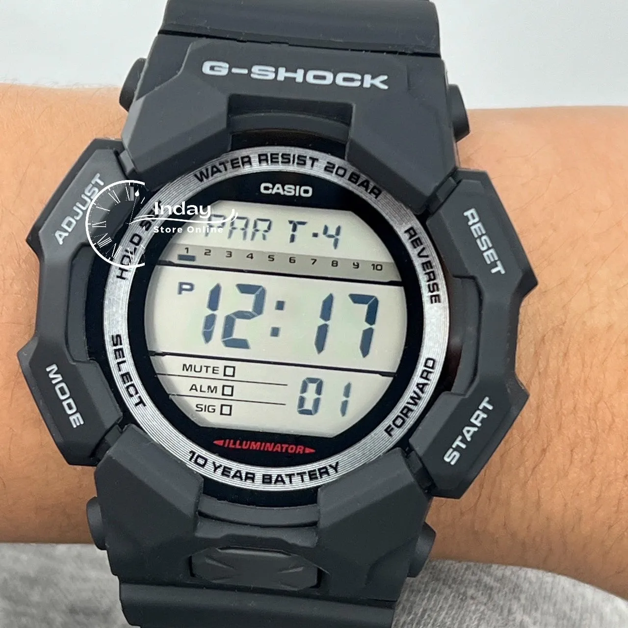 Casio G-Shock Men's Watch GD-010-1D Resin Band Shock Resistant Battery Life 10-Years