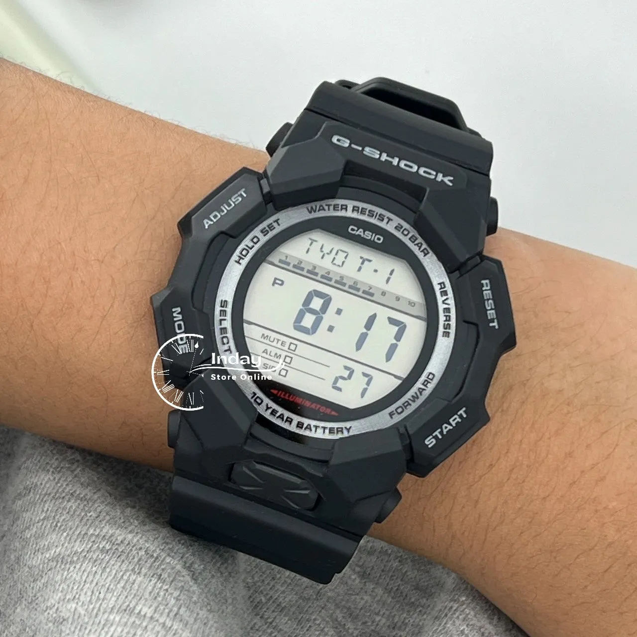 Casio G-Shock Men's Watch GD-010-1D Resin Band Shock Resistant Battery Life 10-Years