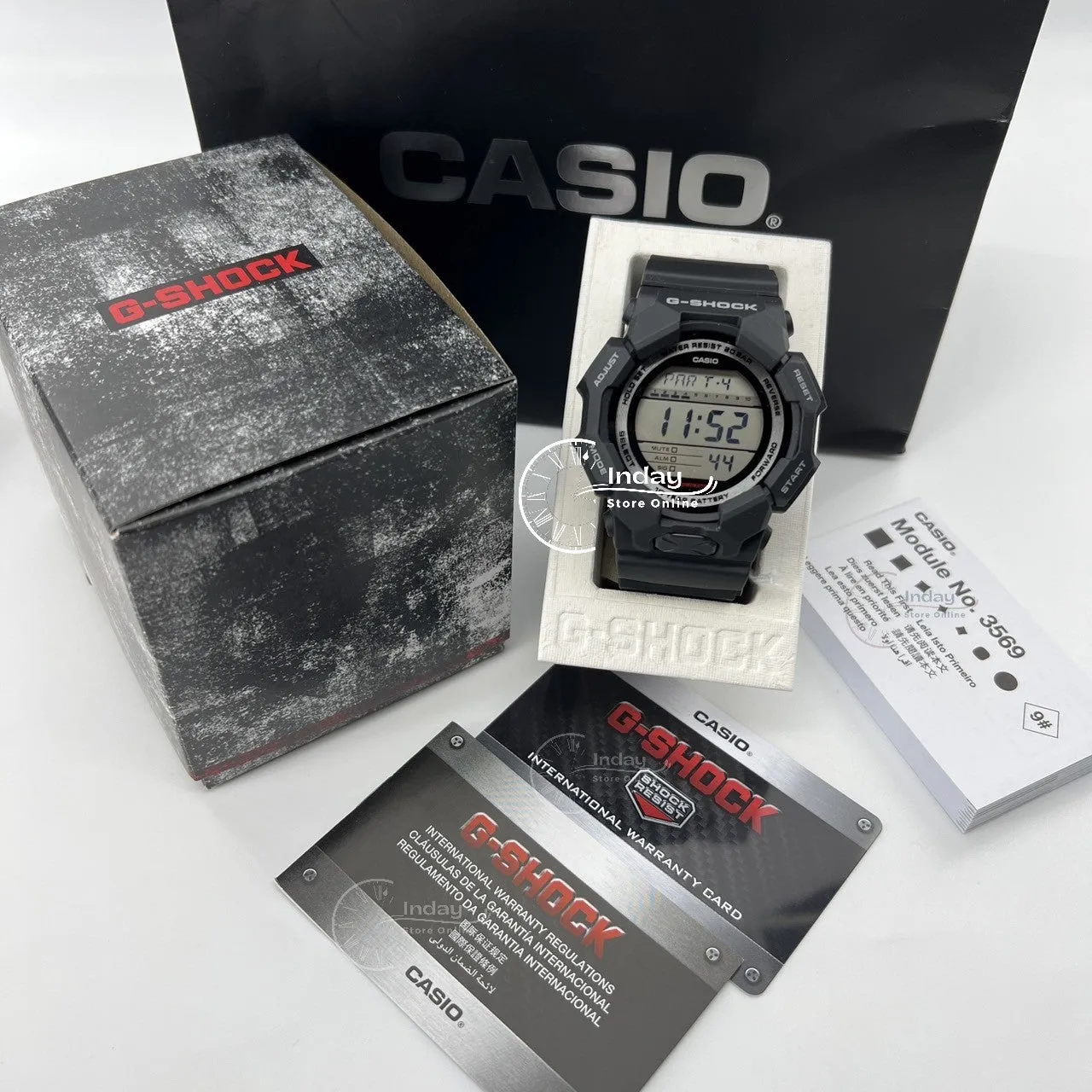 Casio G-Shock Men's Watch GD-010-1D Resin Band Shock Resistant Battery Life 10-Years
