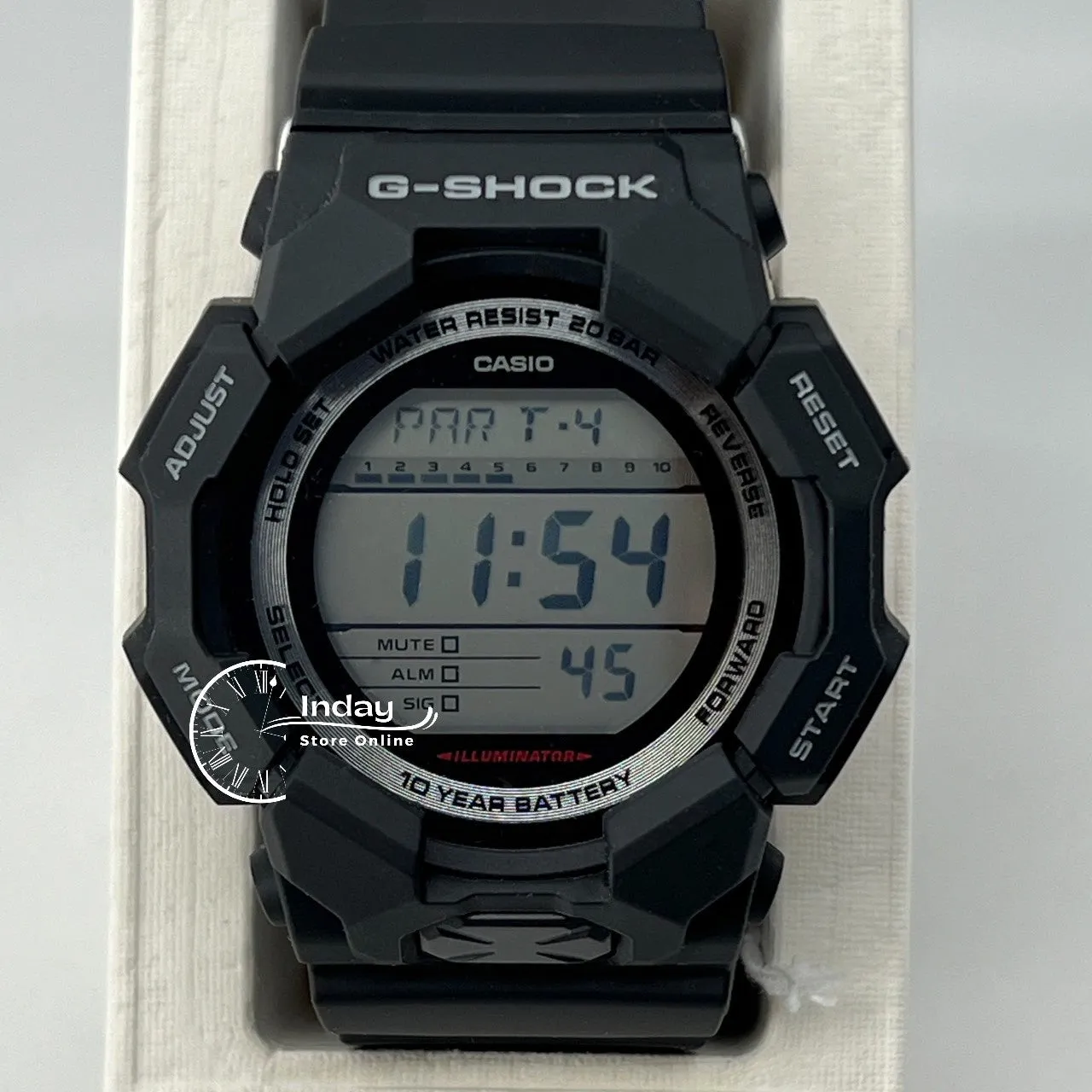 Casio G-Shock Men's Watch GD-010-1D Resin Band Shock Resistant Battery Life 10-Years